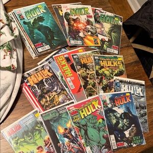 Marvel Comics Incredible Hulk comic books.